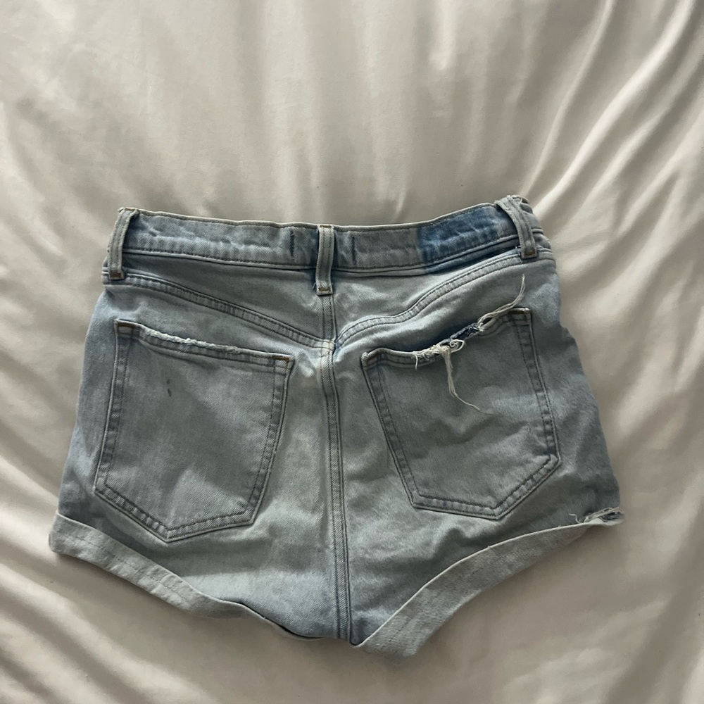 Abercrombie & Fitch Light Blue Jean Shorts